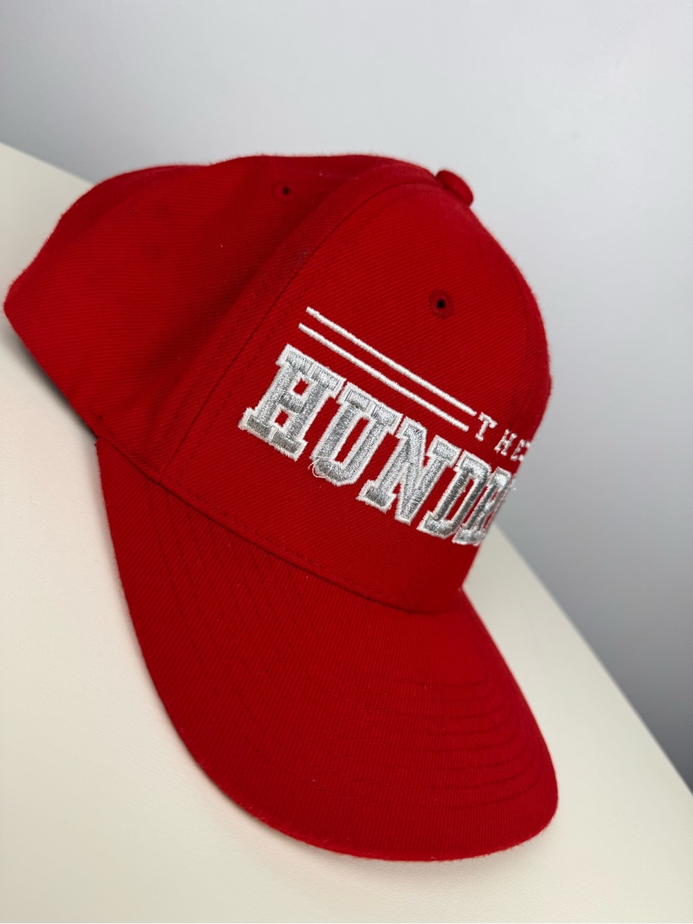 The Hundreds Red Snapback Hat - Picture 3 of 5